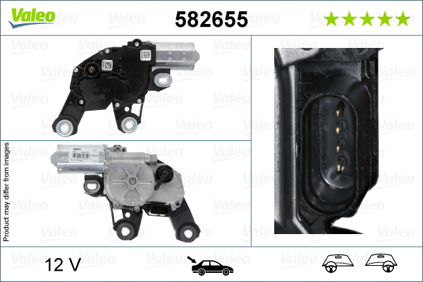 Motor stergator 582655 VALEO